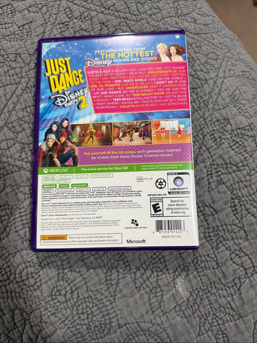 Just Dance: Disney Party 2 (Xbox 360) - Purple